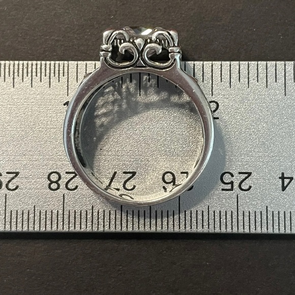 Silpada ‘Uptown’ Cubic Zirconia Sterling Ring R0981 - Picture 11 of 14